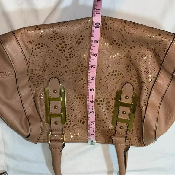 Apt 9 light brown & metallic gold shoulder bag - Picture 5 of 7